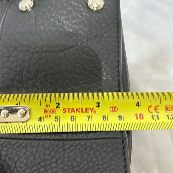 B. Makowsky Black Studded Leather Handbag - Picture 14 of 14